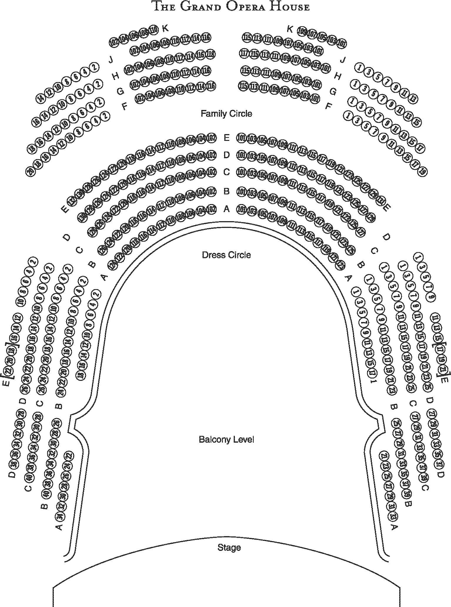 The Grand Opera House Wilmington Seating Chart