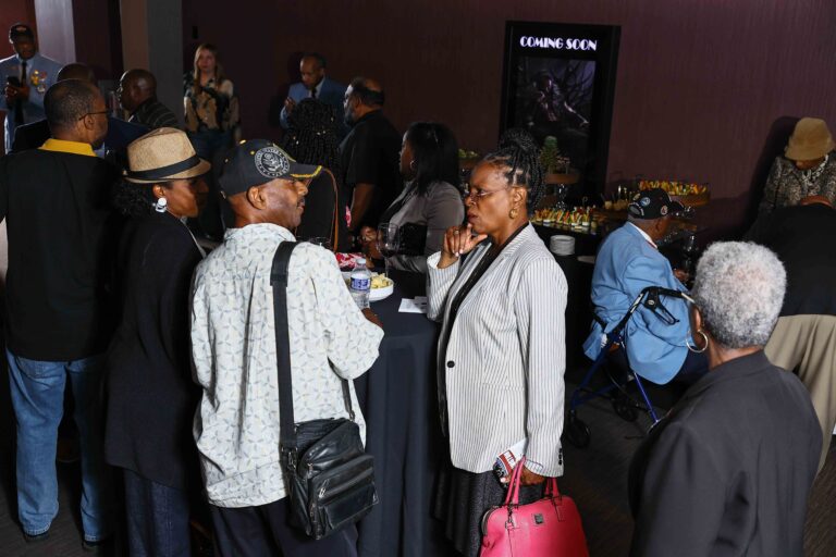 The annual diamond state black film festival opened with the showing of the film black uniform Thursday, September 21, 2023; at Penn Cinema in Wilmington, DE.